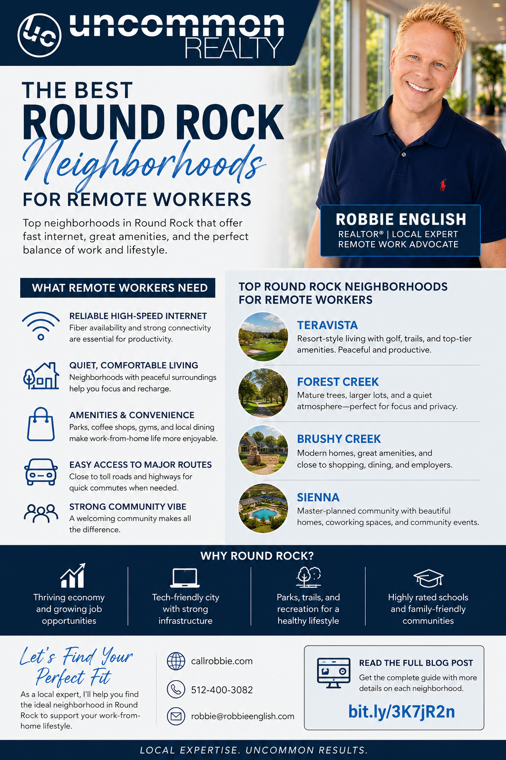 infographic The Best Round Rock Neighborhoods for Remote Workers