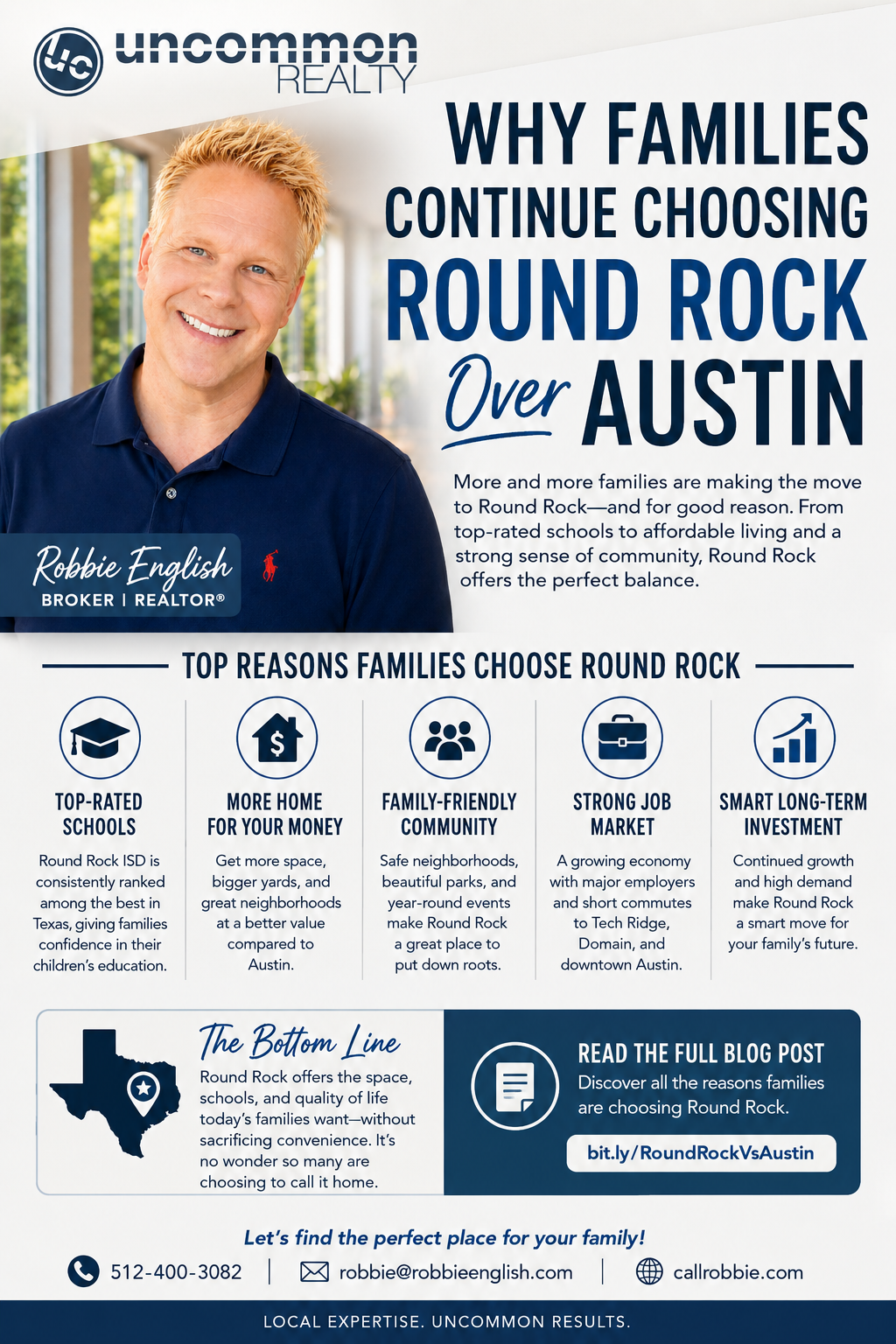 infographic Why Families Continue Choosing Round Rock Over Austin