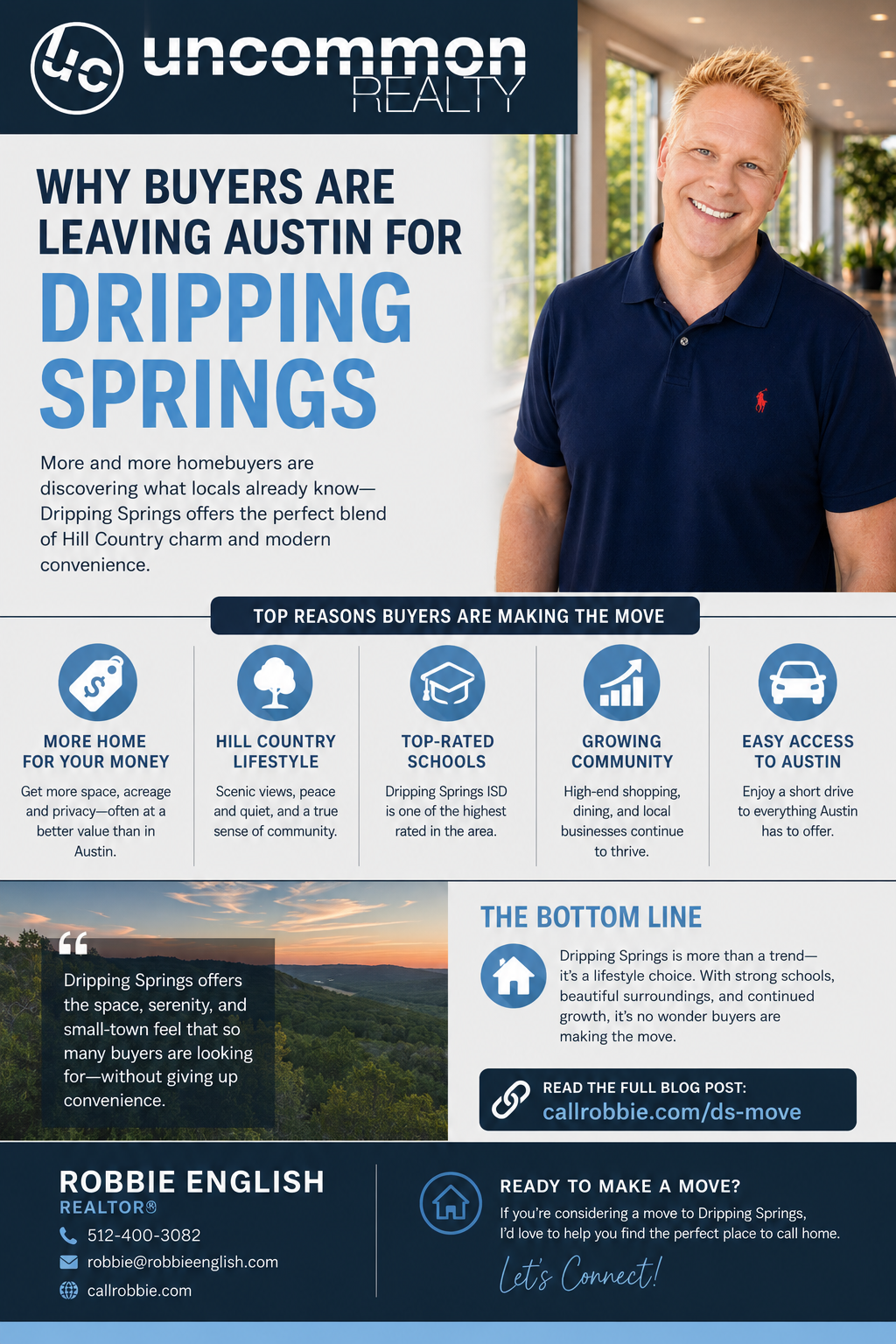 infographic Why Buyers Are Leaving Austin for Dripping Springs