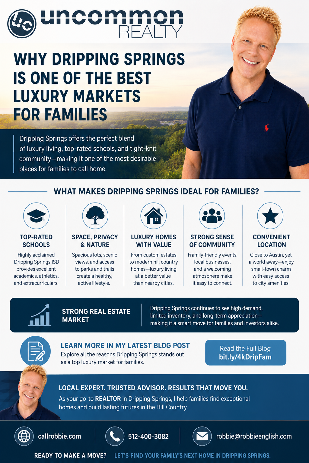 infographic Why Dripping Springs Is One of the Best Luxury Markets for Families