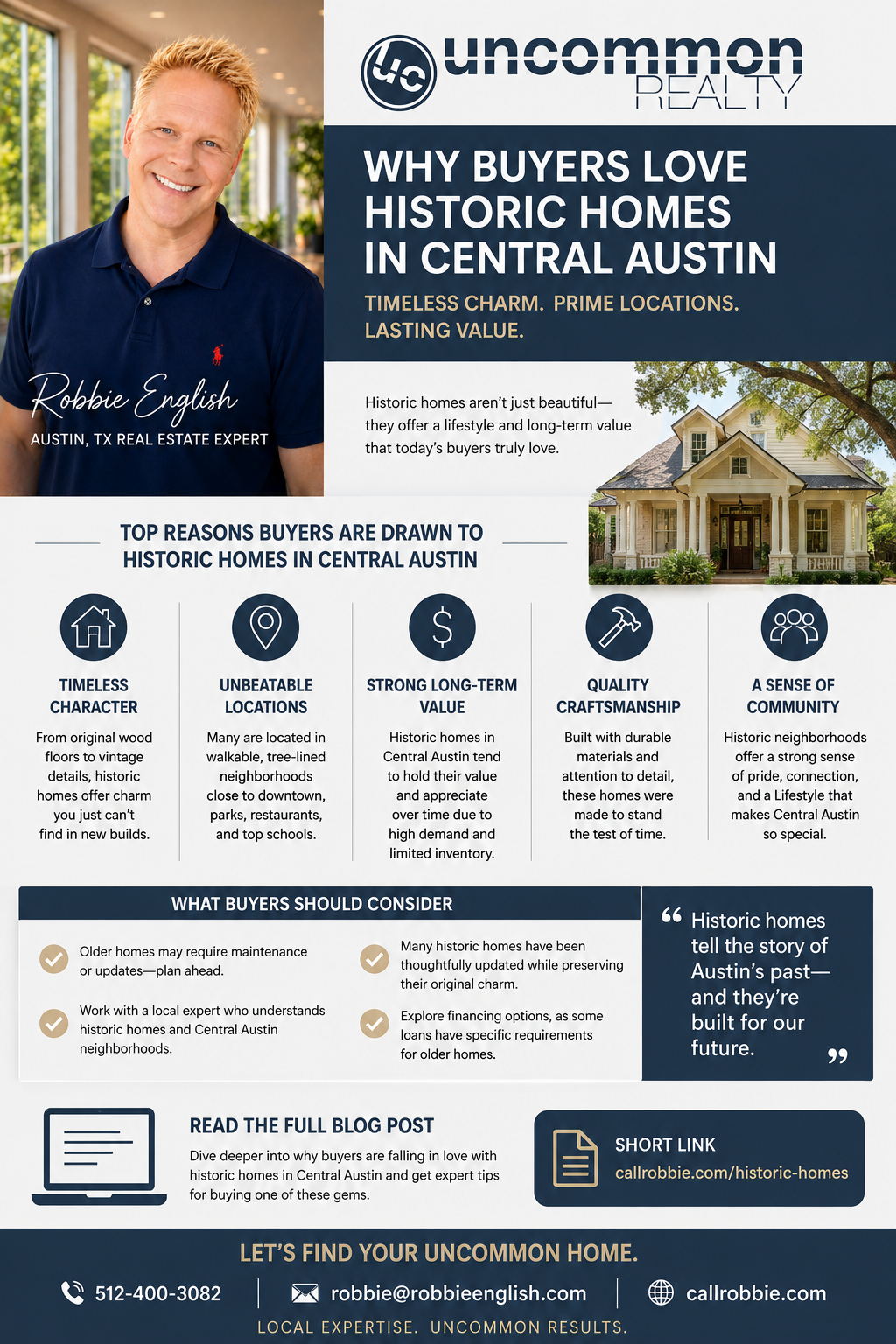 infographic Why Buyers Love Historic Homes in Central Austin