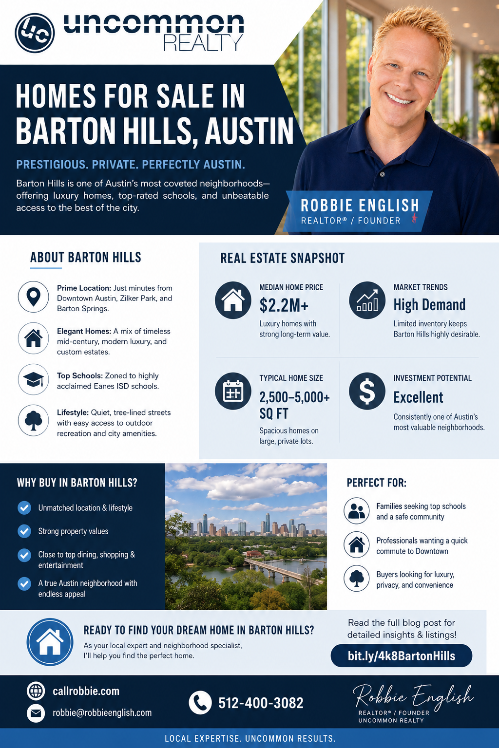infographic Homes For Sale In Barton Hills Austin