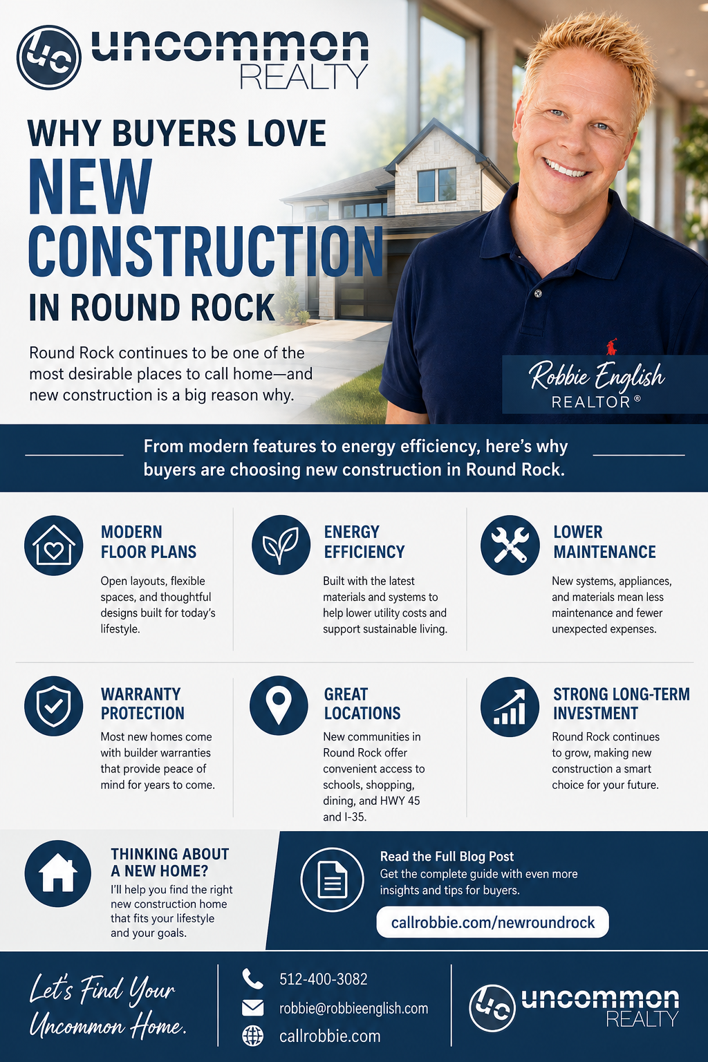 infographic Why Buyers Love New Construction in Round Rock