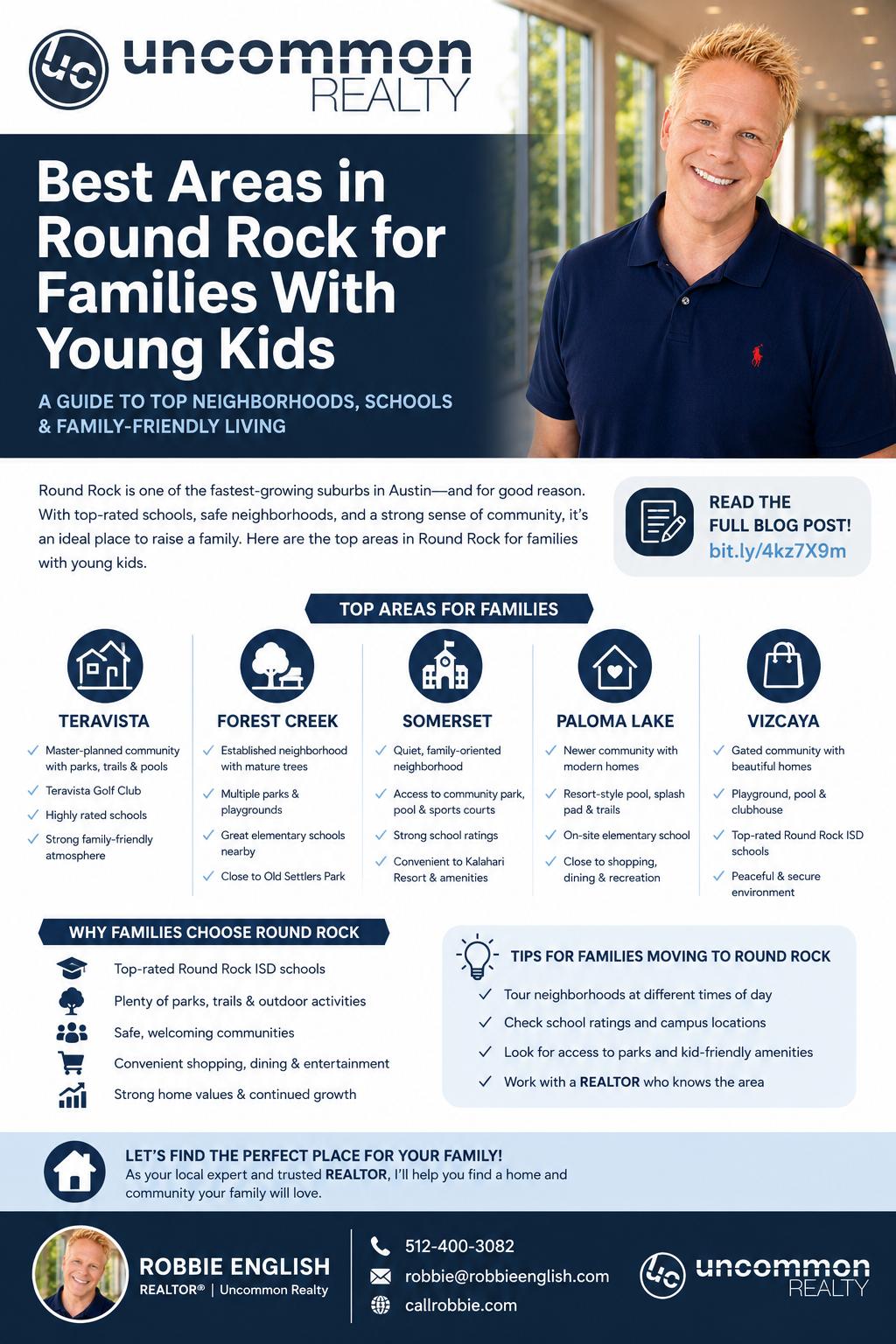 infographic Best Areas in Round Rock for Families With Young Kids