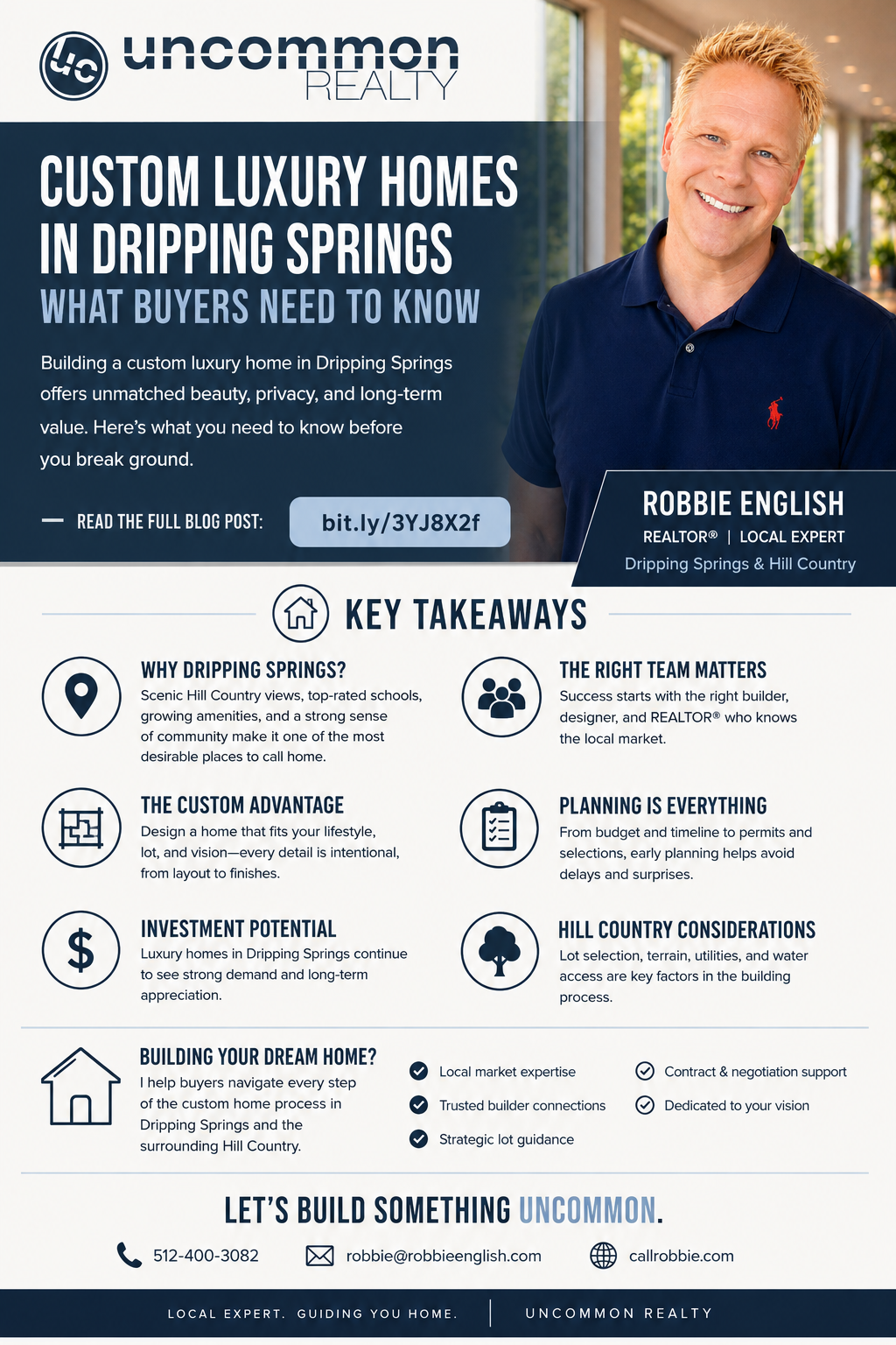infographic Custom Luxury Homes in Dripping Springs What Buyers Need to Know