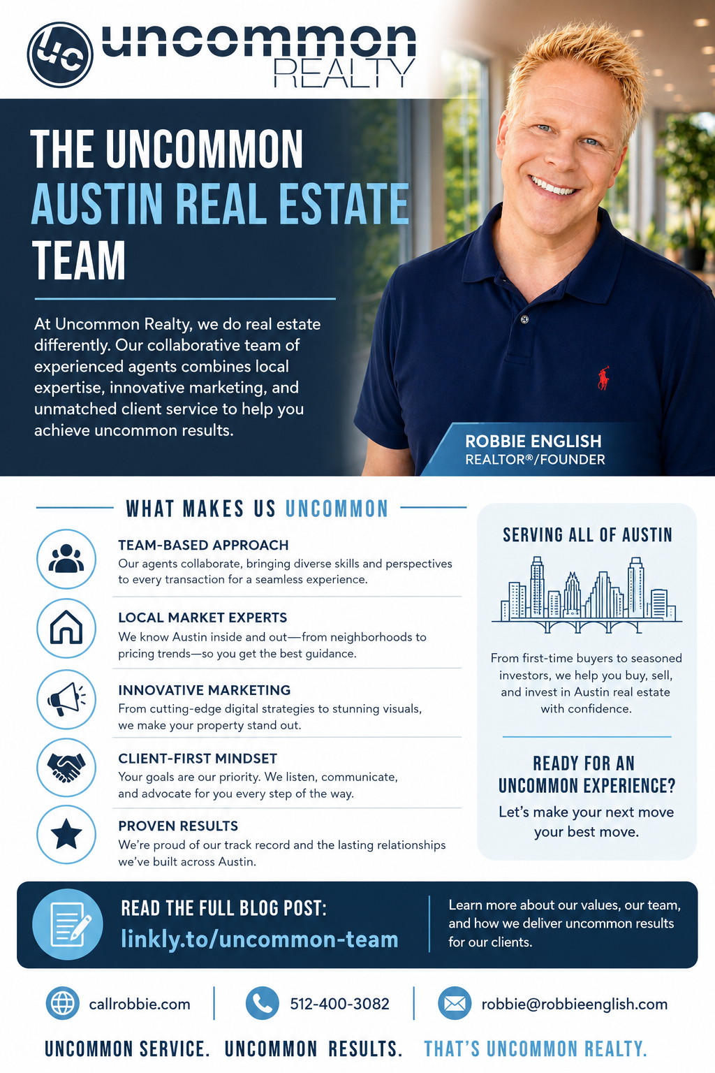 infographic Uncommon Real Estate Team