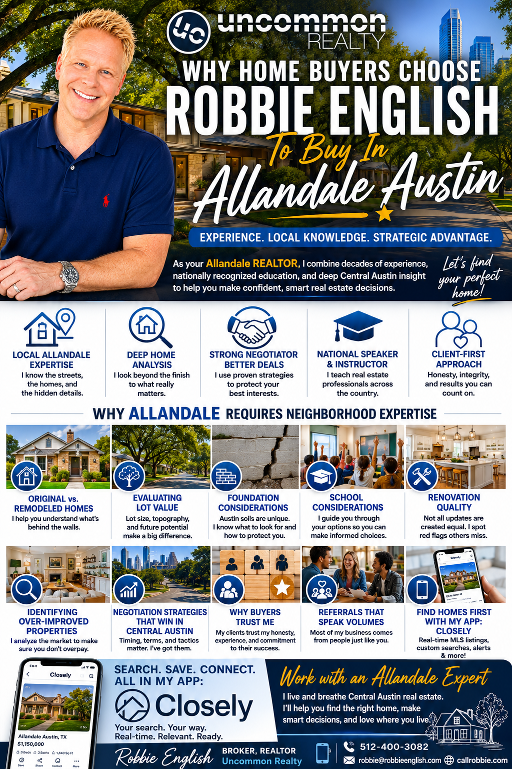 infographic Why Home Buyers Choose Robbie English To Buy In Allandale Austin