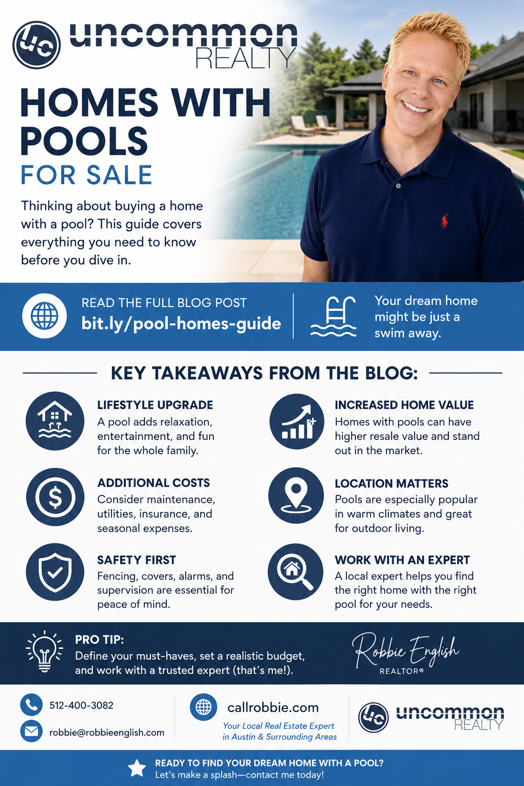 infographic Homes With Pools For Sale