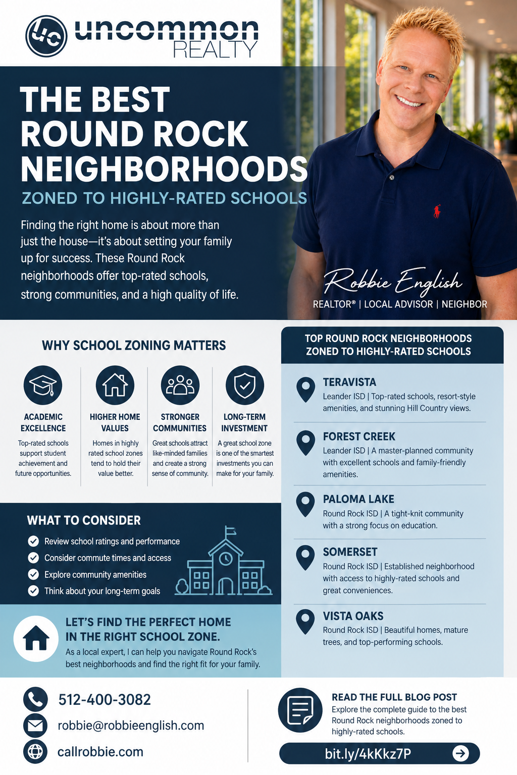 infographic The Best Round Rock Neighborhoods Zoned to Highly Rated Schools