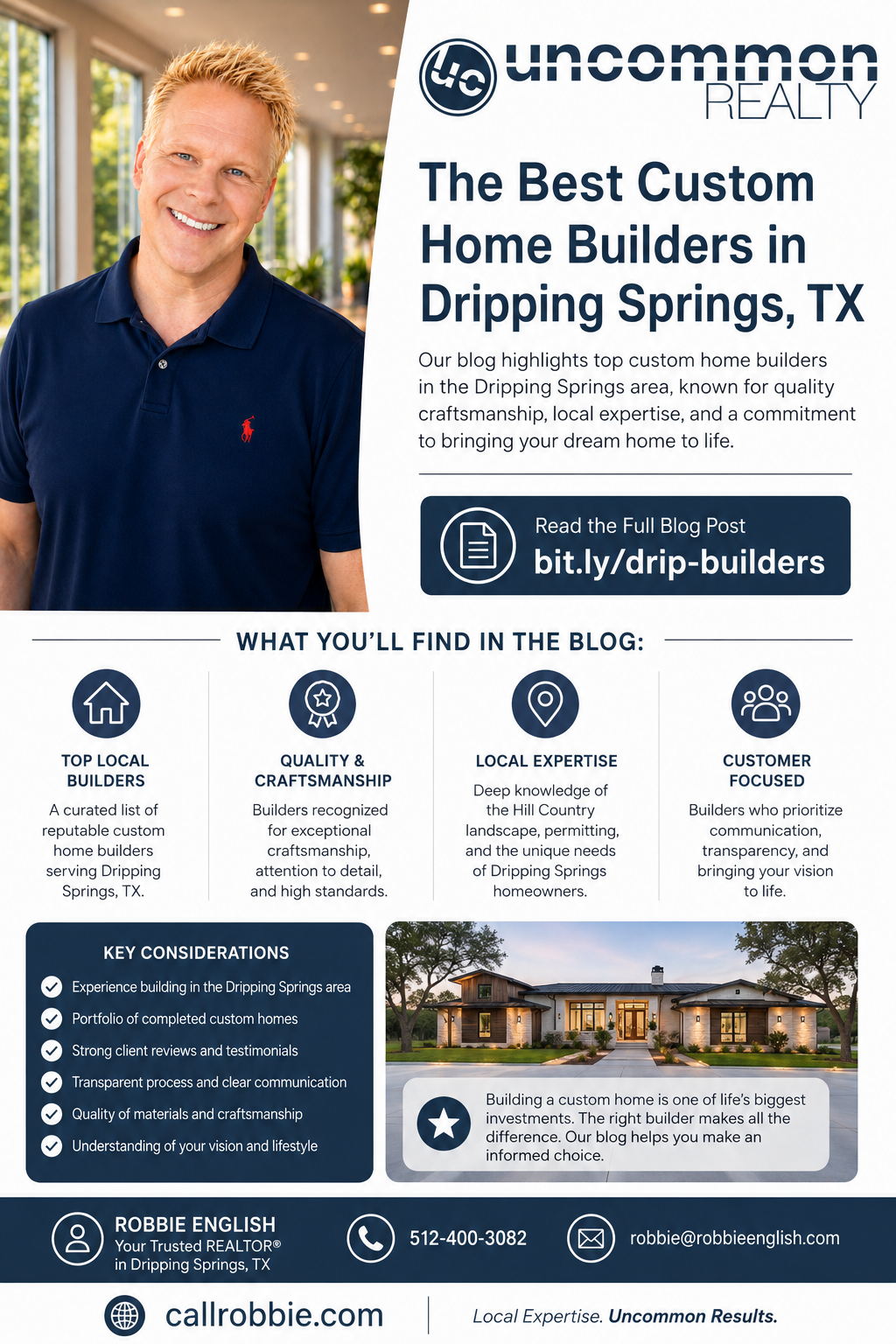 infographic The Best Custom Home Builders in Dripping Springs TX