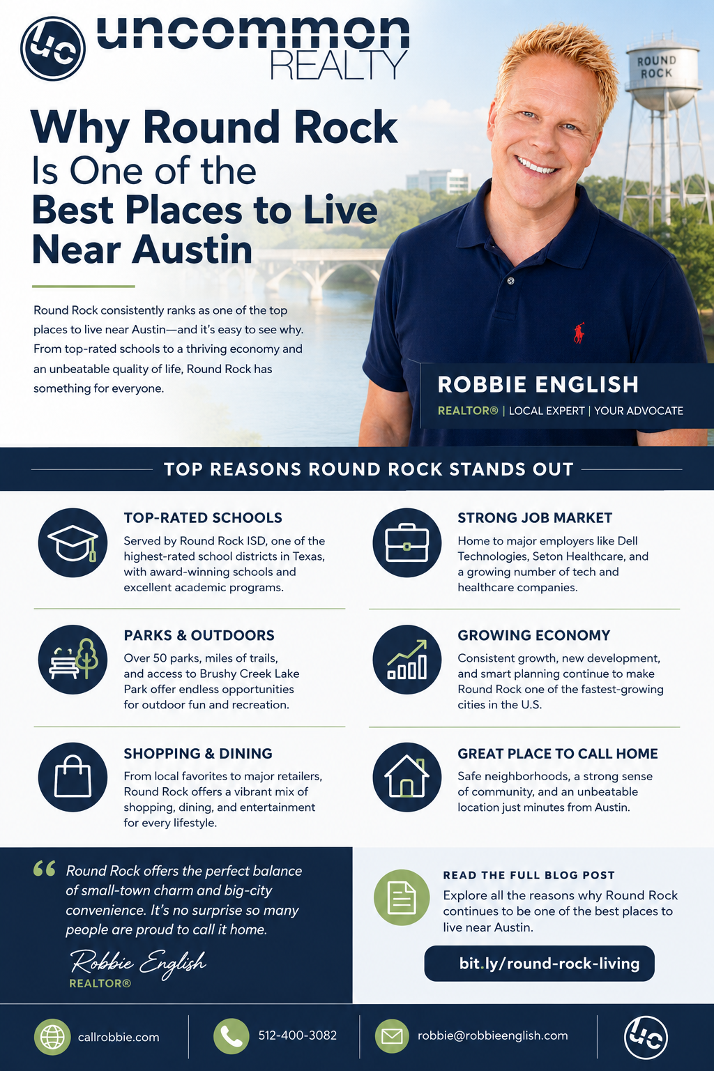 infographic Why Round Rock Is One of the Best Places to Live Near Austin