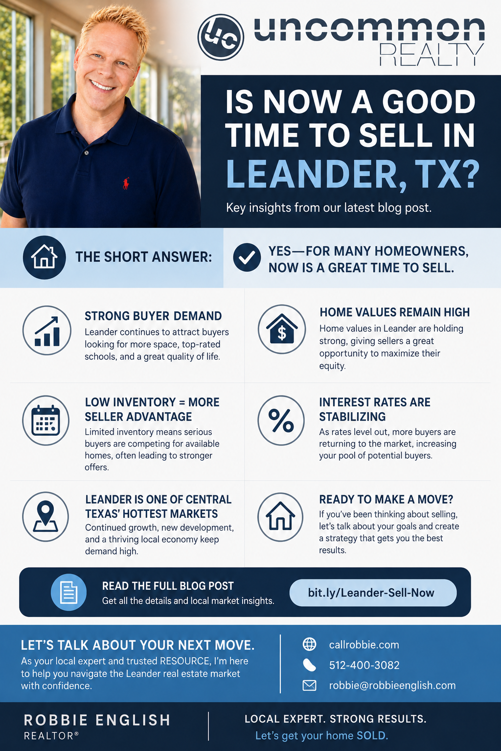 infographic Is Now A Good Time To Sell In Leander TX