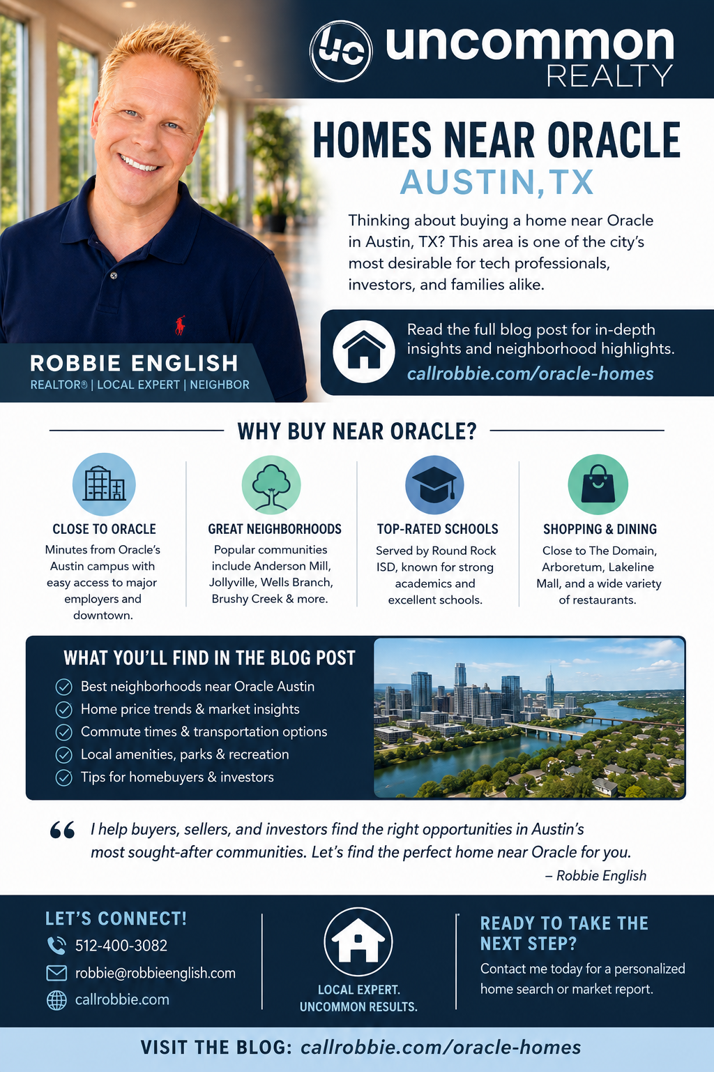 Best areas and prices near Oracle's Austin campus