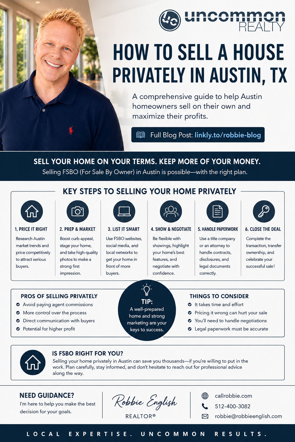 infographic How To Sell A House Privately In Austin TX