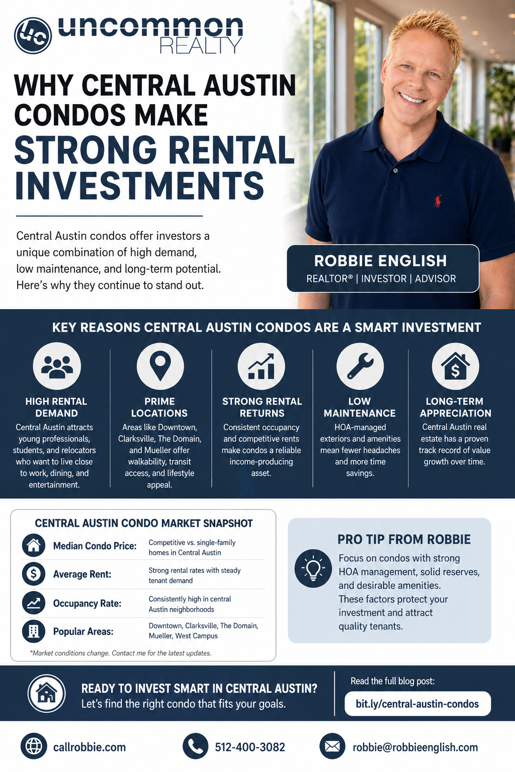 infographic Why Central Austin Condos Make Strong Rental Investments