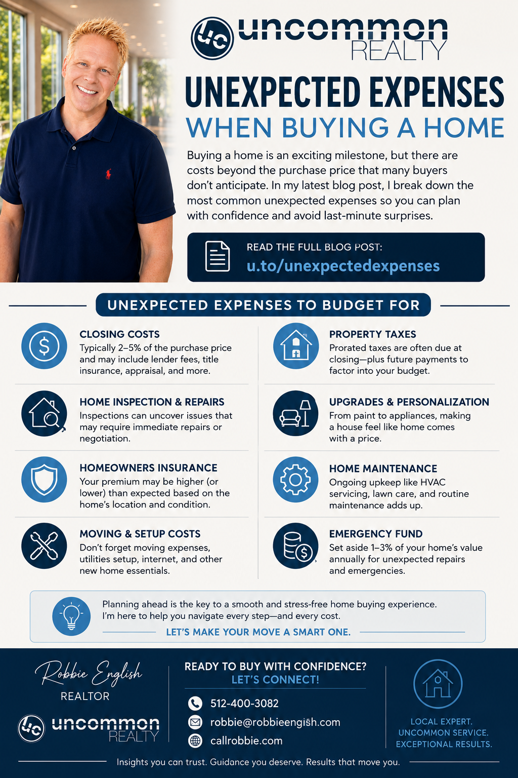 infographic Unexpected Expenses When Buying A Home