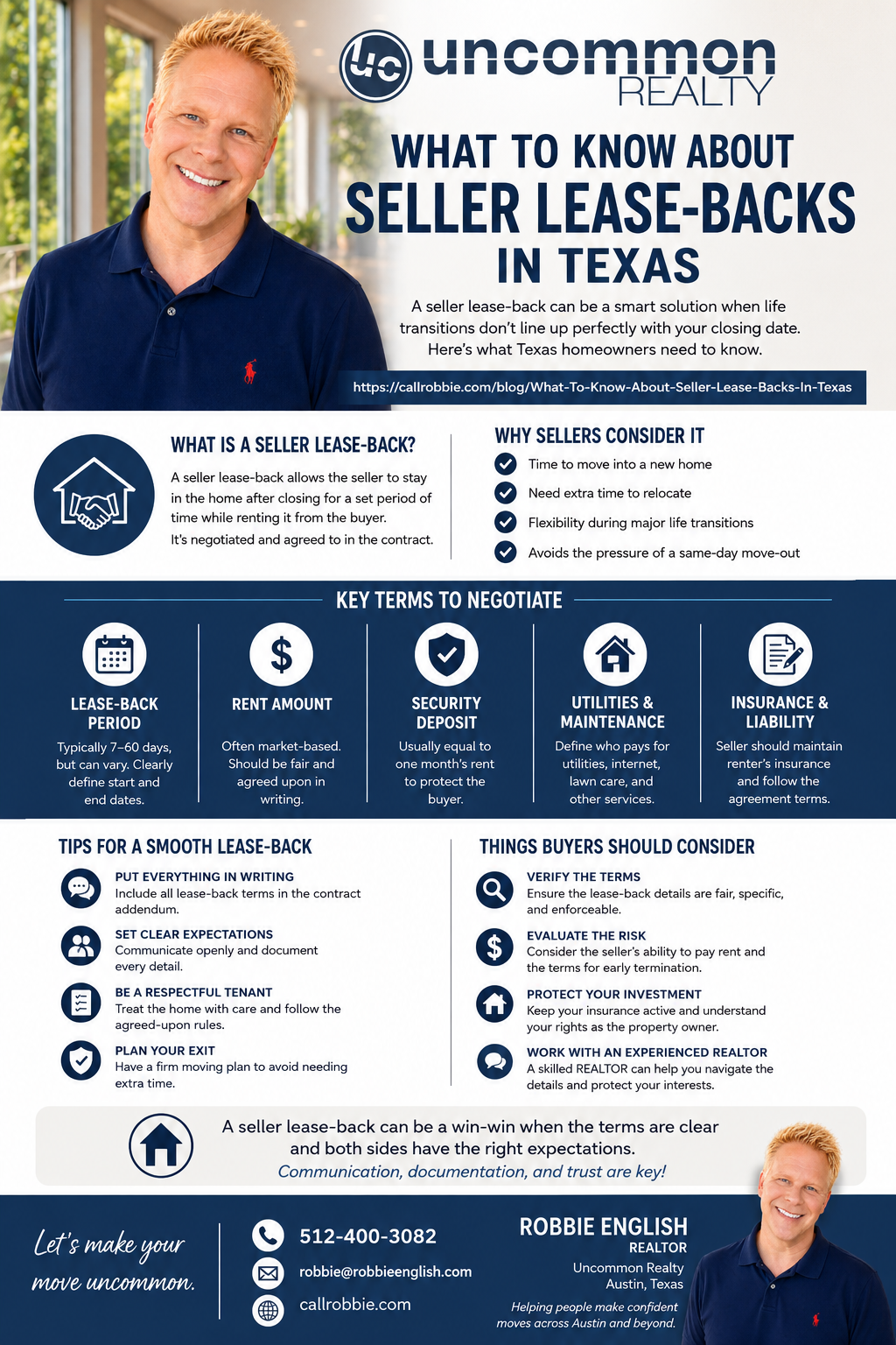 infographic What To Know About Seller Lease Backs In Texas