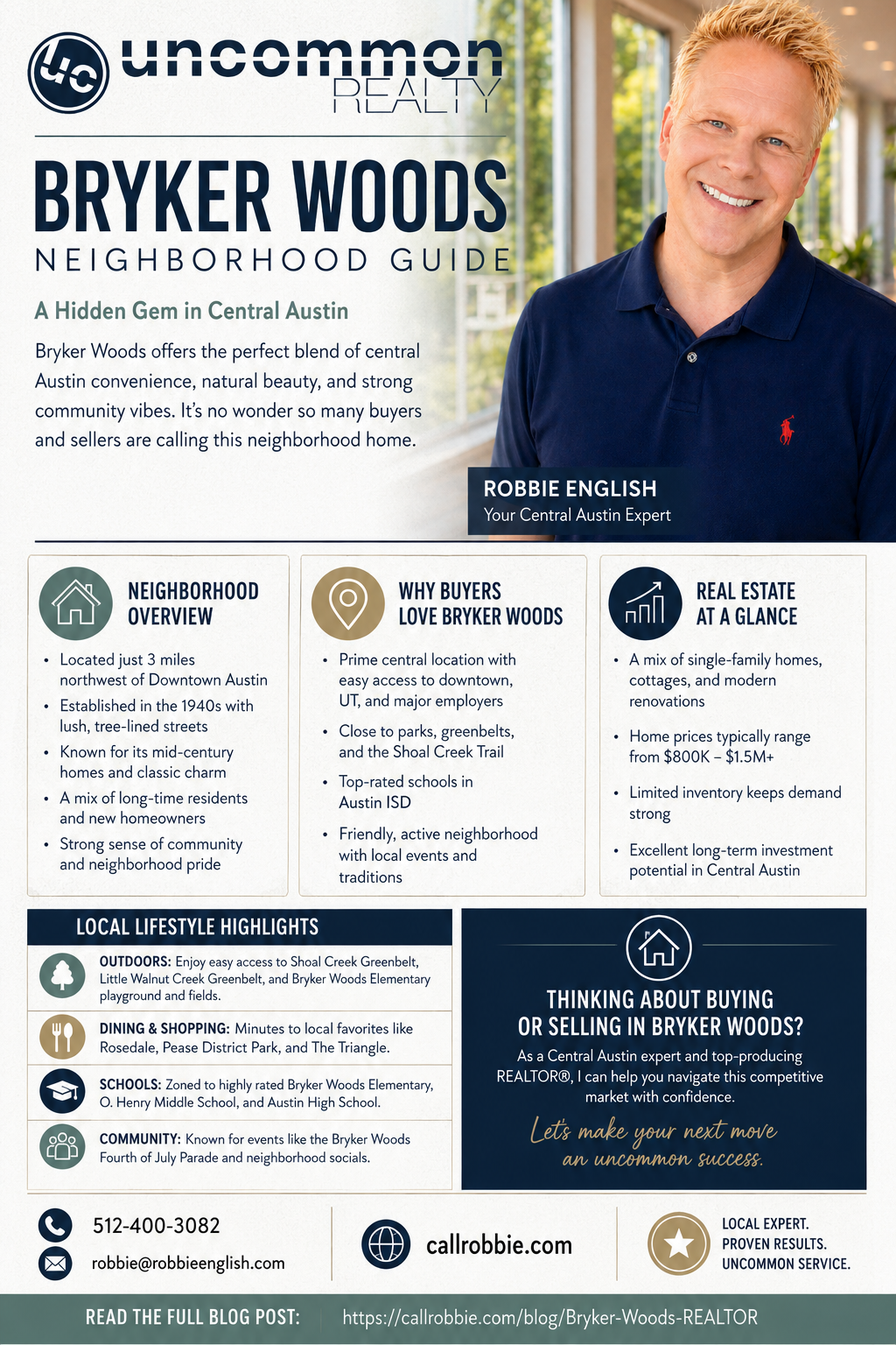 infographic Bryker Woods REALTOR