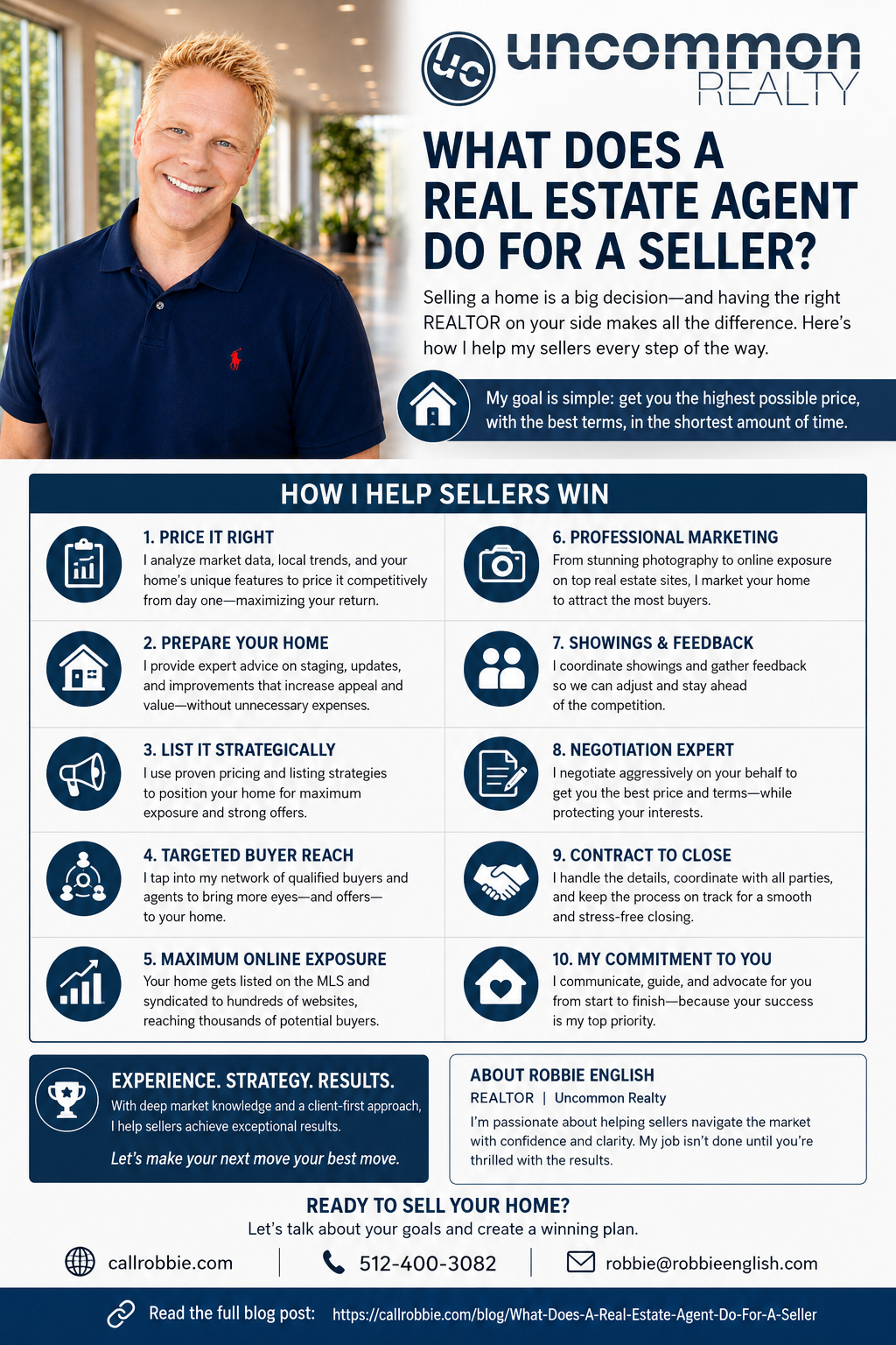 infographic What Does A Real Estate Agent Do For A Seller
