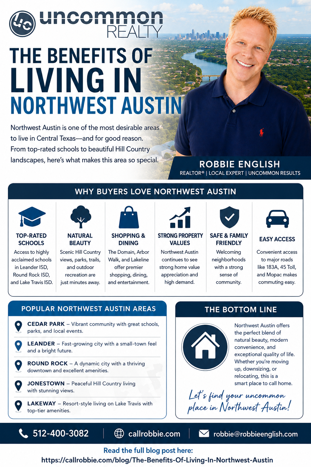 infographic The Benefits Of Living In Northwest Austin