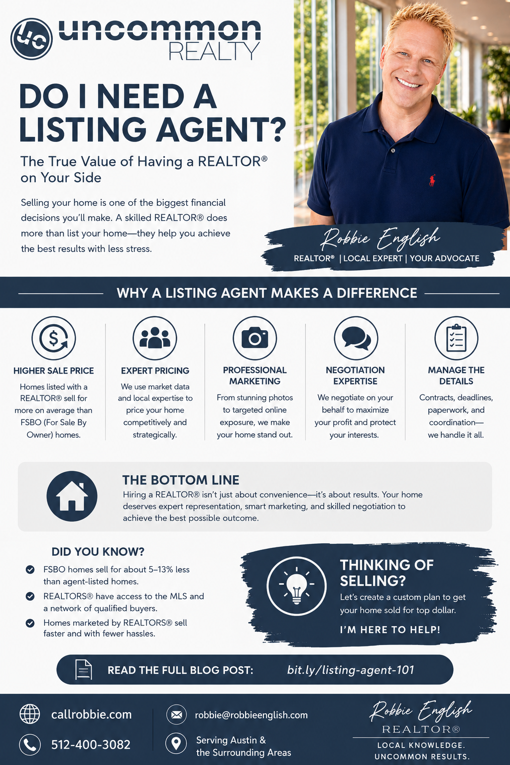 infographic Do I Need A Listing Agent?