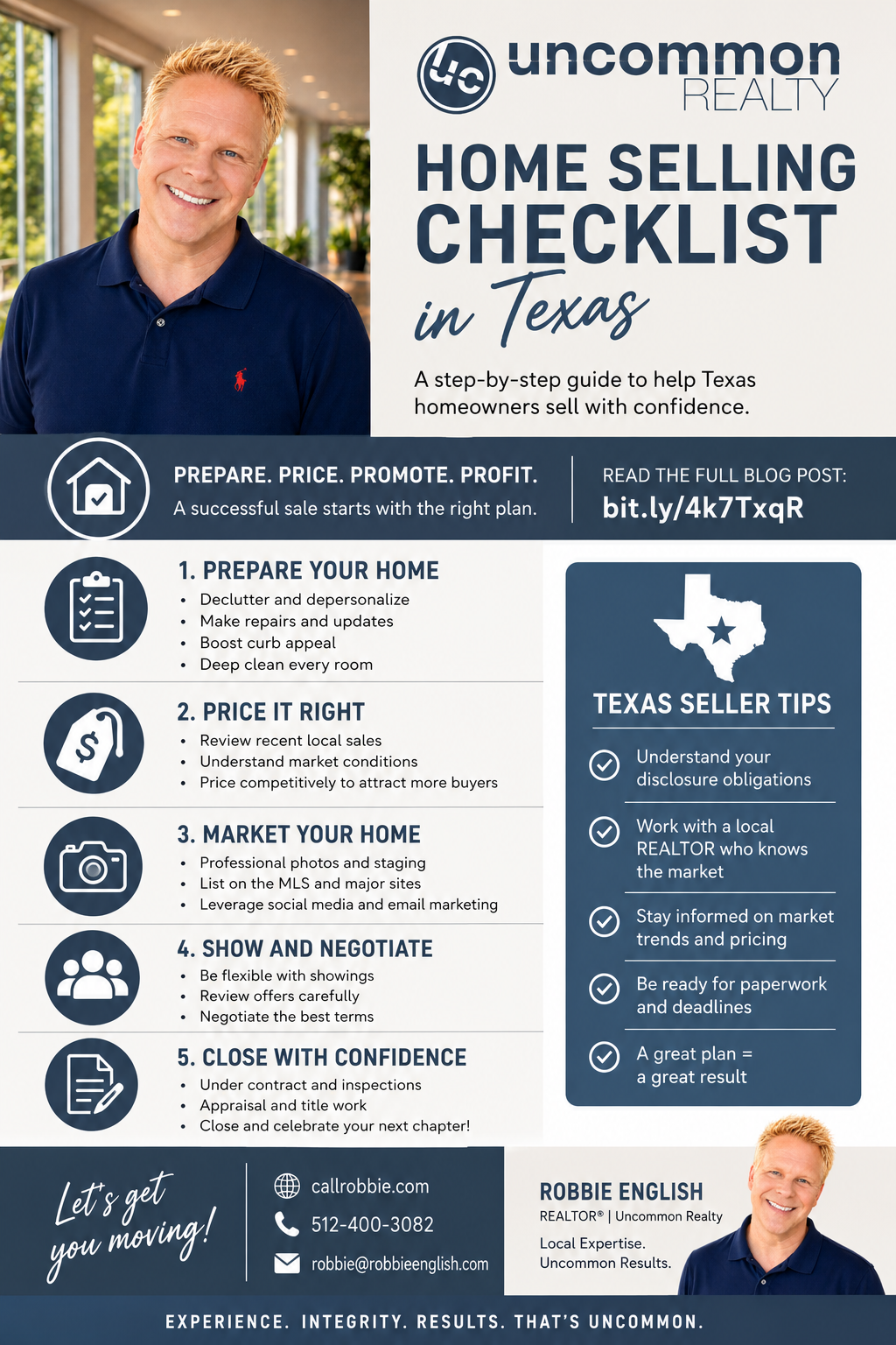 infographic Home Selling Checklist In Texas