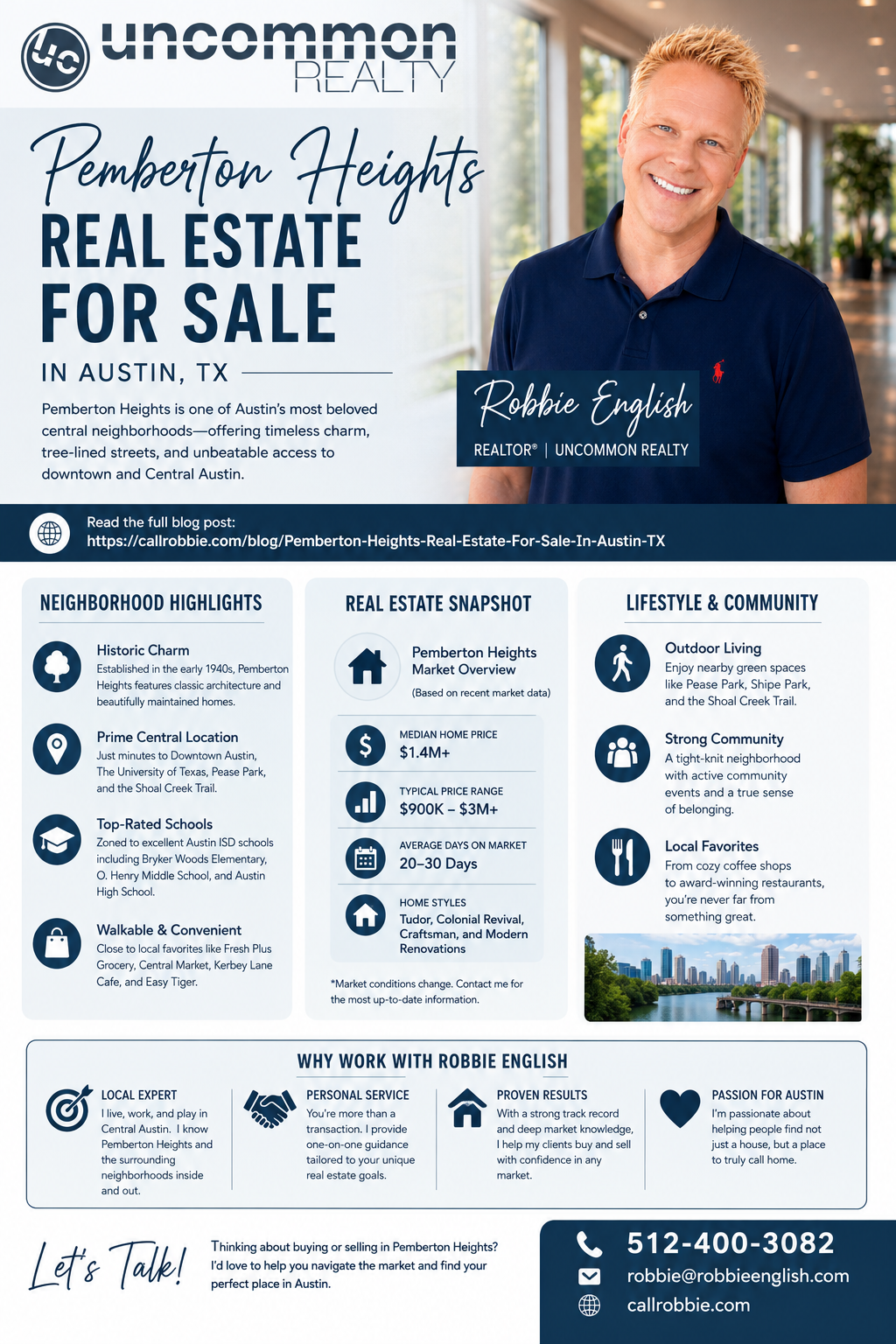 infographic Pemberton Heights Real Estate For Sale In Austin TX