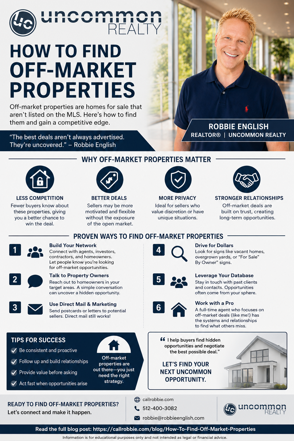 infographic How To Find Off-Market Properties