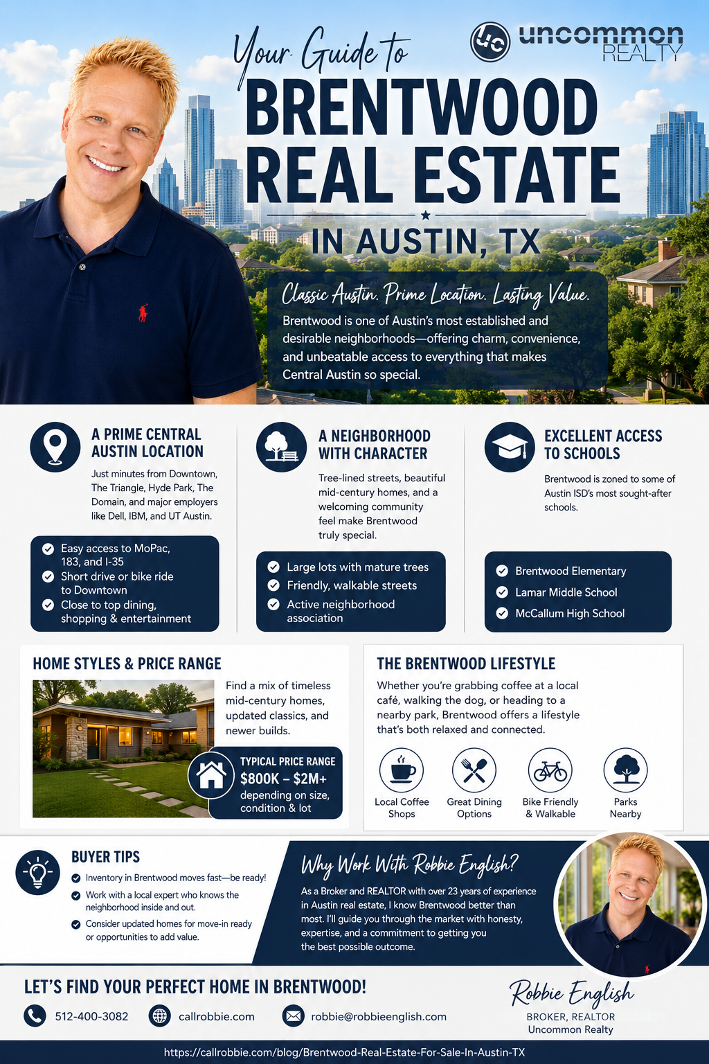 infographic Brentwood Real Estate For Sale In Austin TX