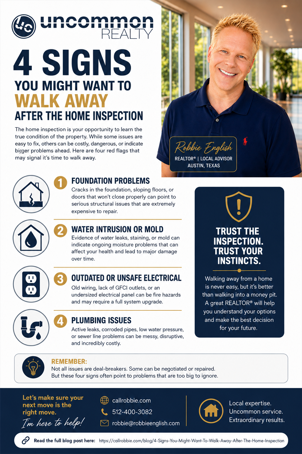 4 Signs You Might Want To Walk Away After The Home Inspection