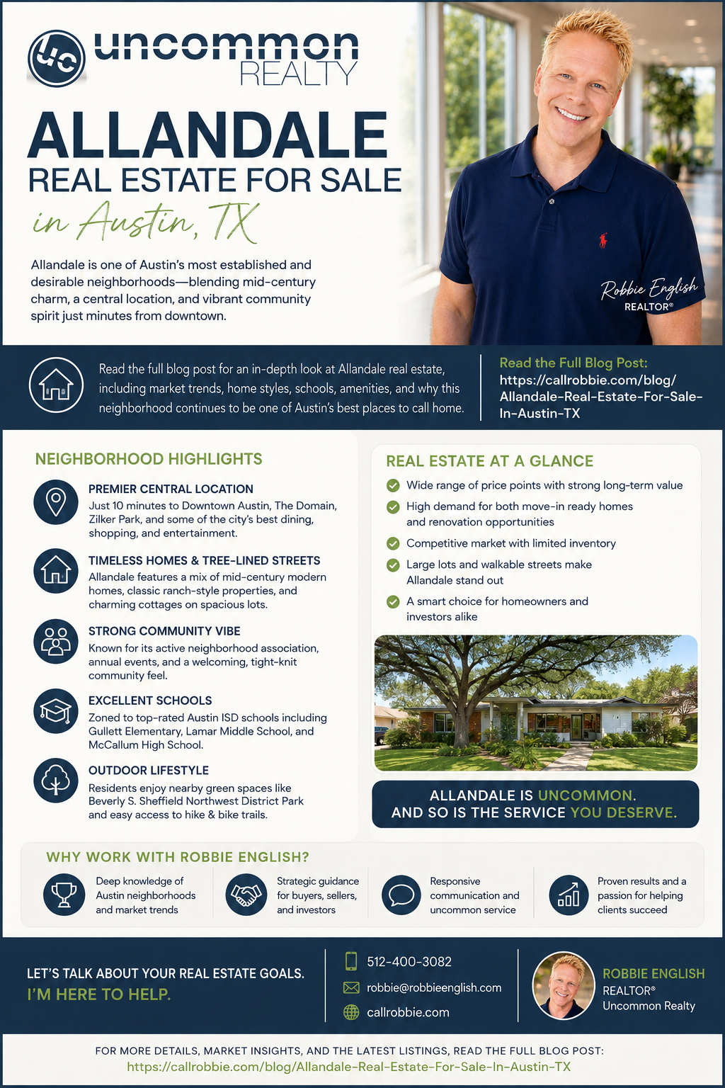 infographic Allandale Real Estate For Sale In Austin TX