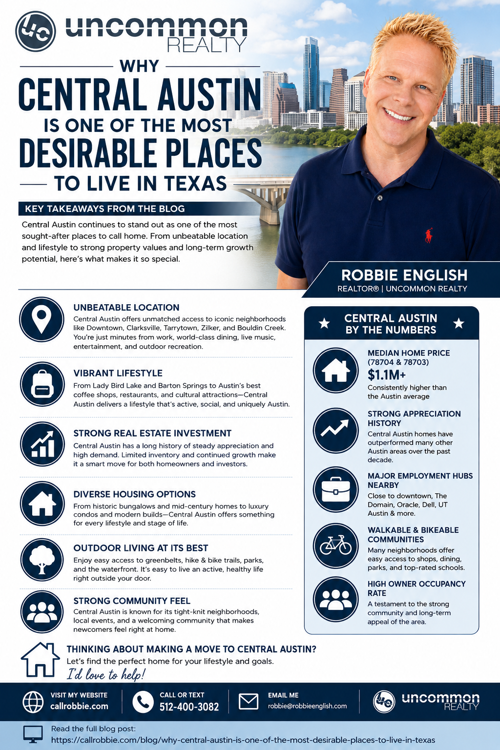 infographic Why Central Austin Is One of the Most Desirable Places to Live in Texas