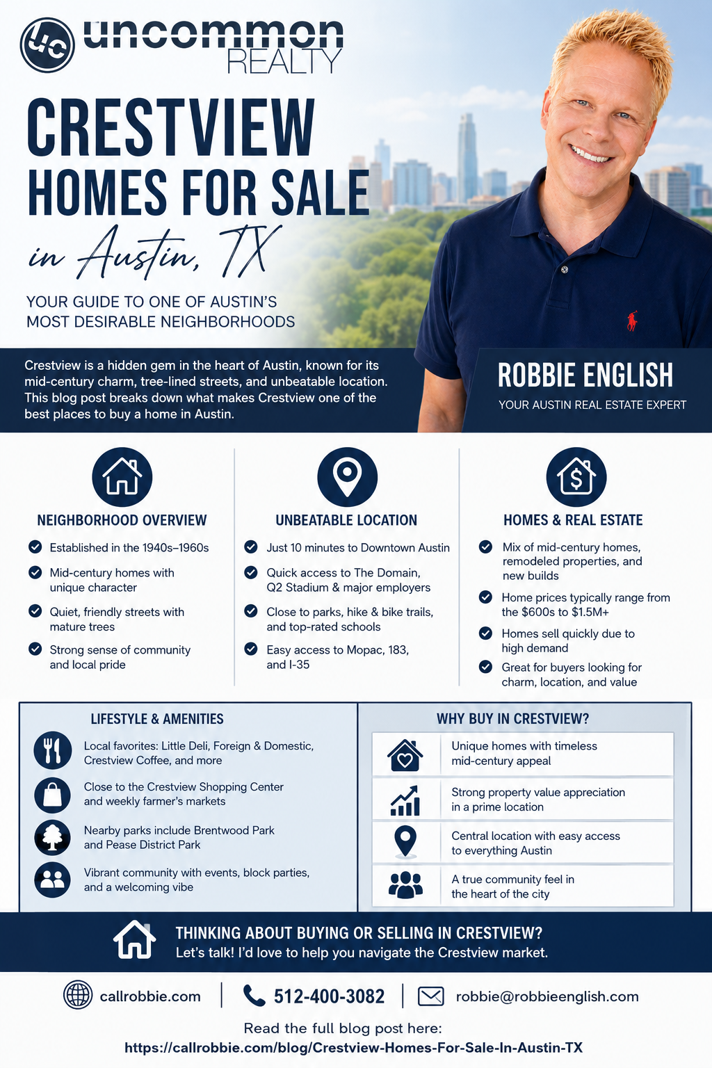 infographic Crestview Homes For Sale In Austin TX