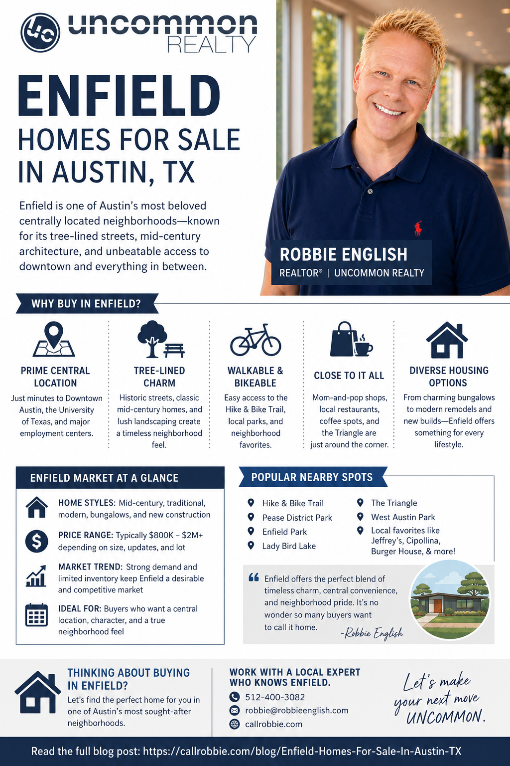infographic Enfield Homes For Sale In Austin TX
