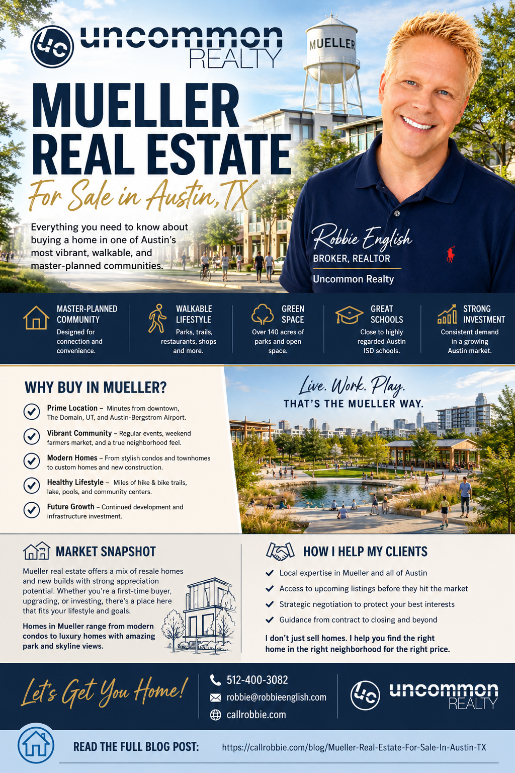 infographic Mueller Real Estate For Sale In Austin TX