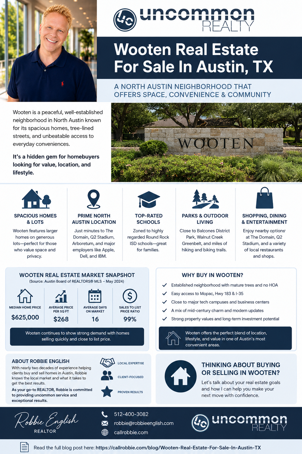 infographic Wooten Real Estate For Sale In Austin TX