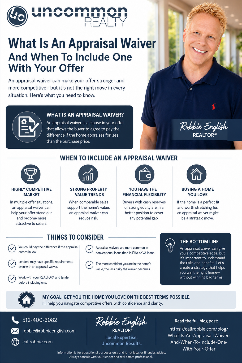 infographic What Is An Appraisal Waiver And When To Include One With Your Offer