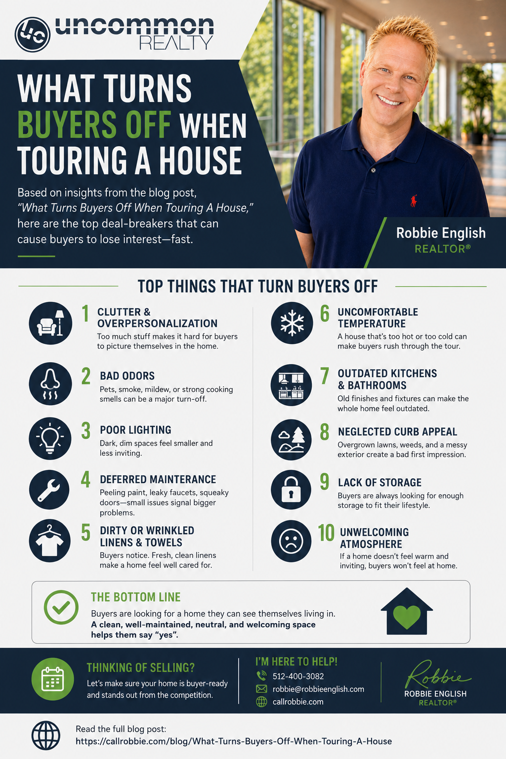 infographic What Turns Buyers Off When Touring A House