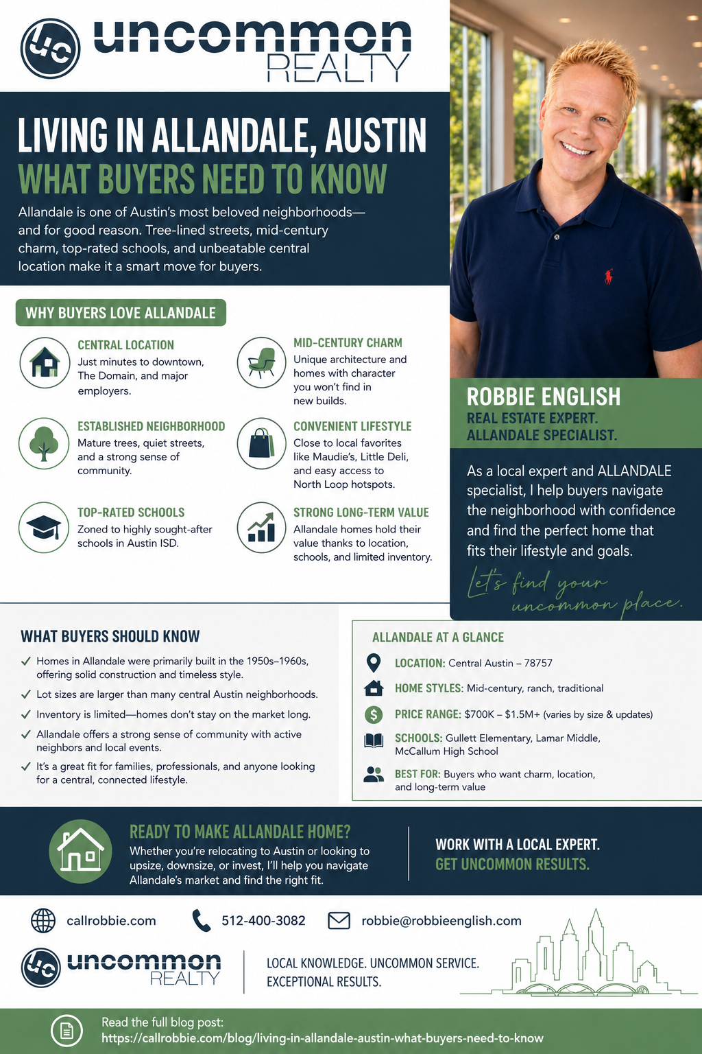 infographic Living in Allandale Austin What Buyers Need to Know
