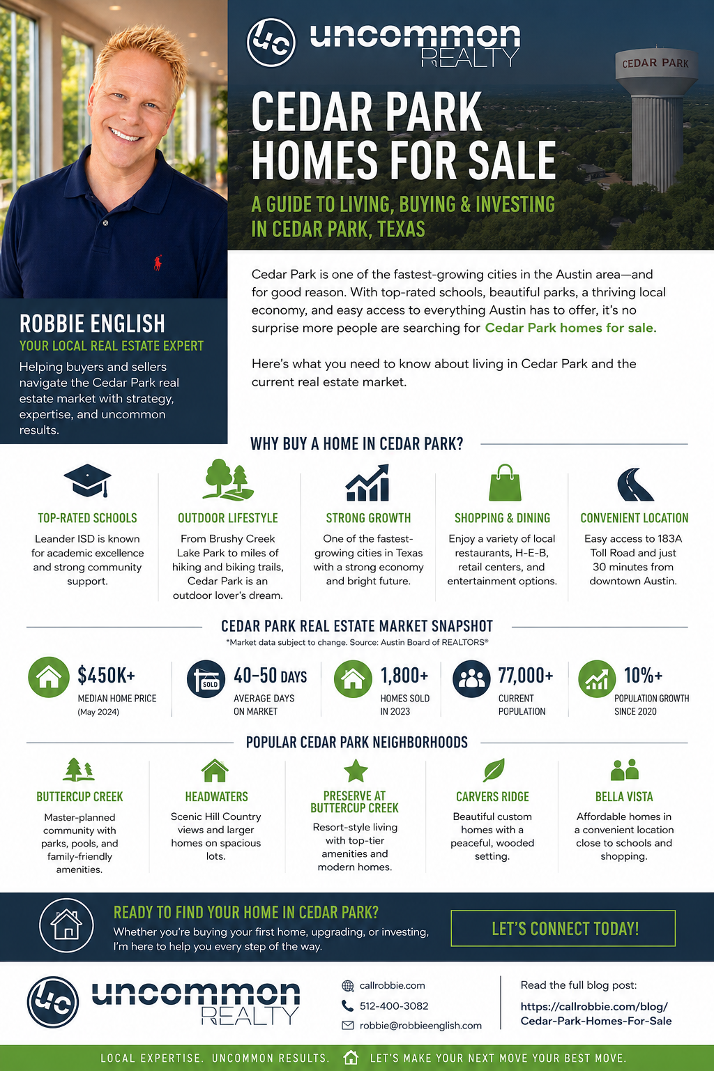 infographic Cedar Park Homes For Sale