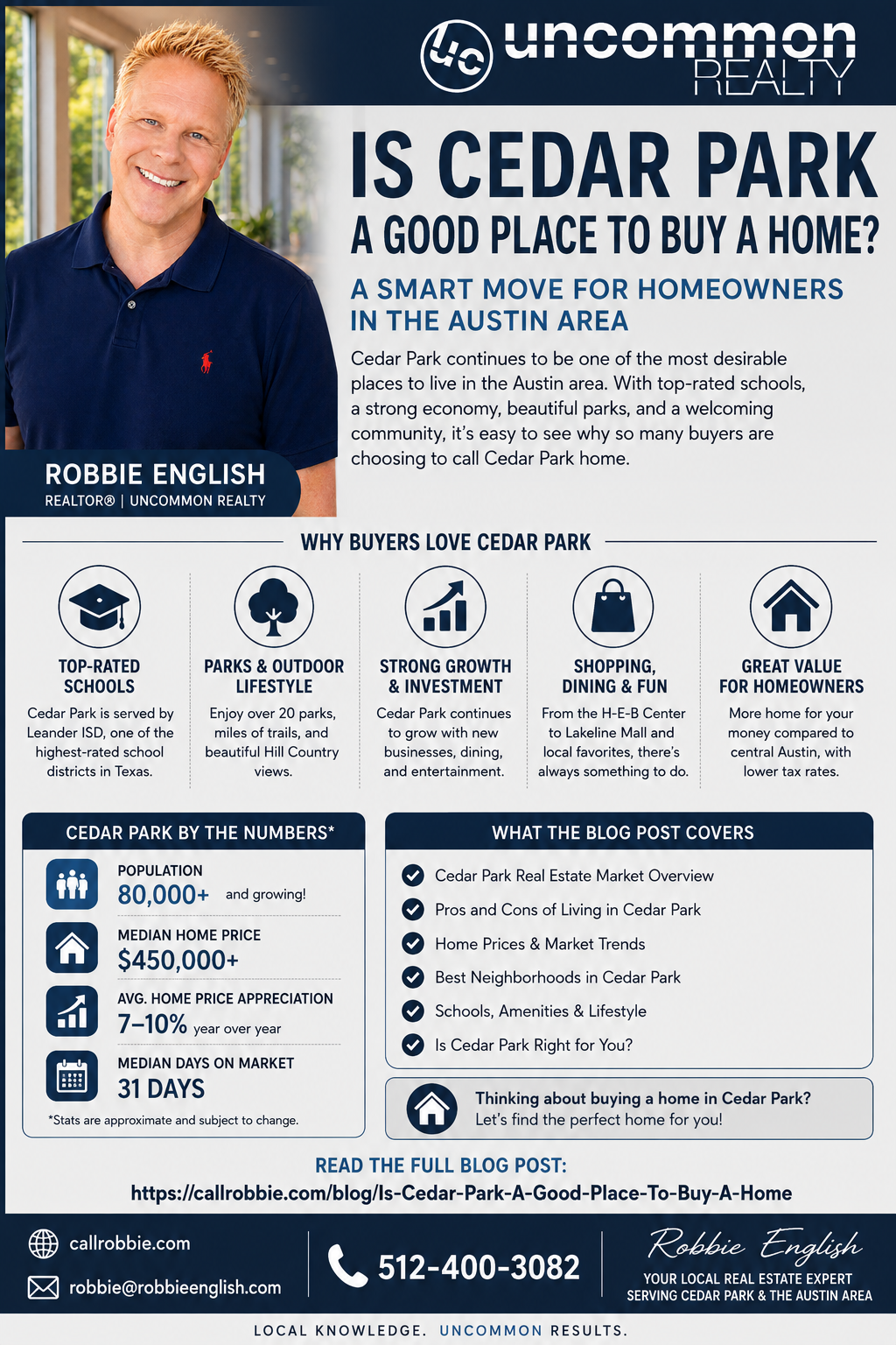 infographic Is Cedar Park A Good Place To Buy A Home?