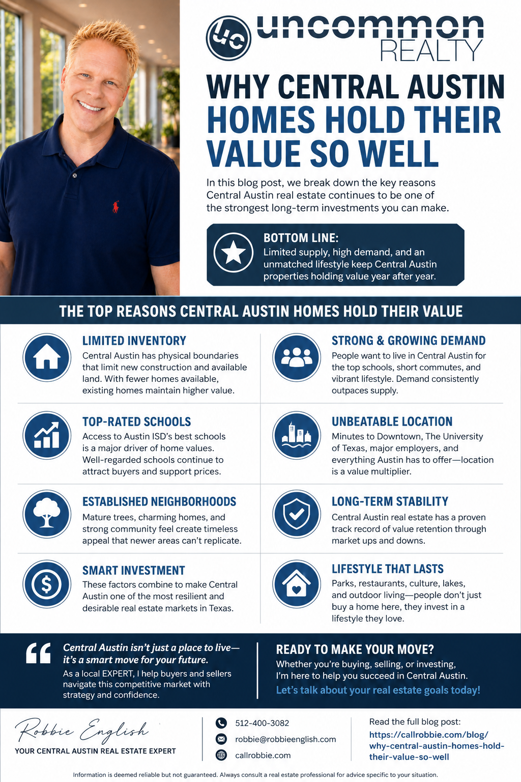 infographic Why Central Austin Homes Hold Their Value So Well