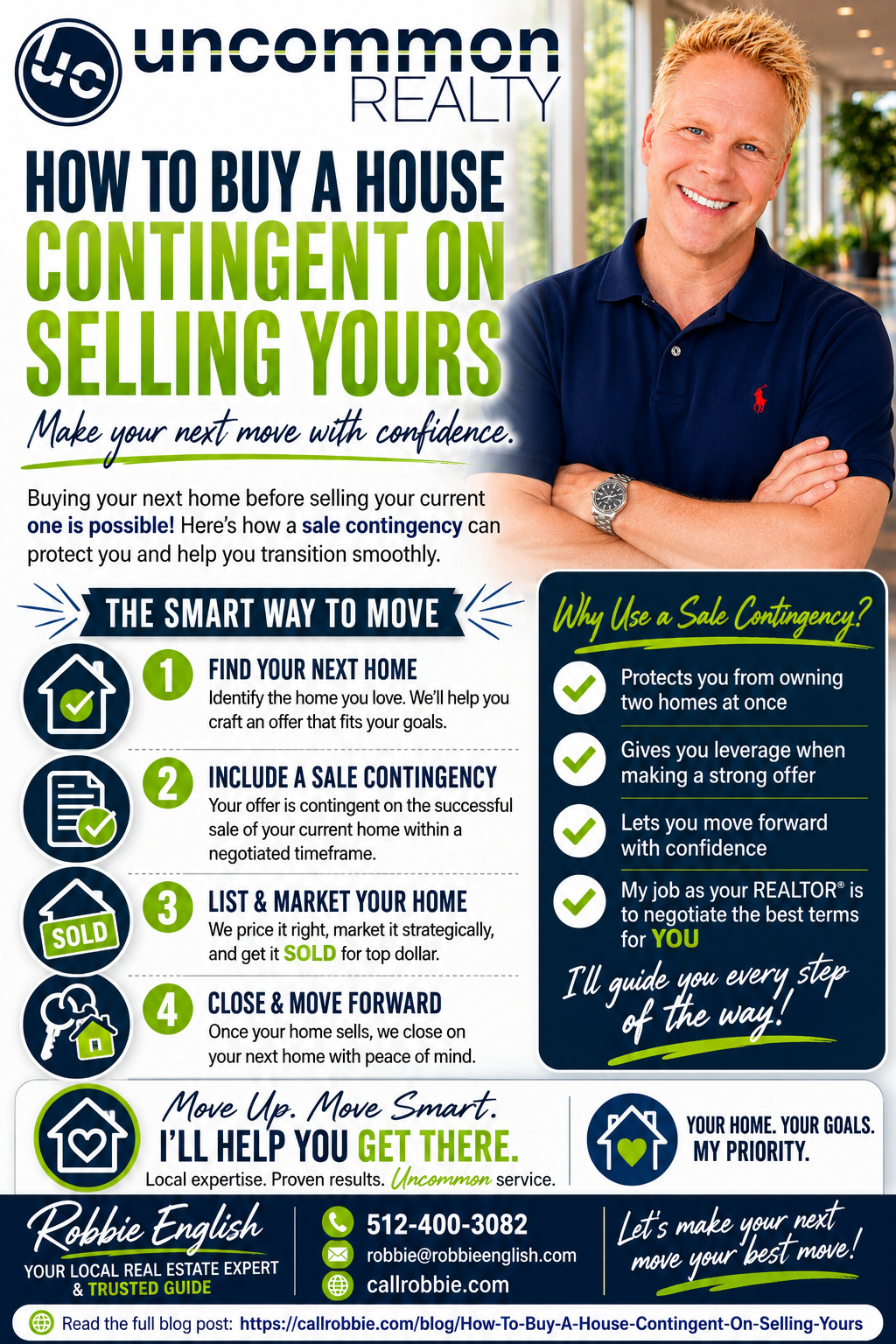 infographic How To Buy A House Contingent On Selling Yours