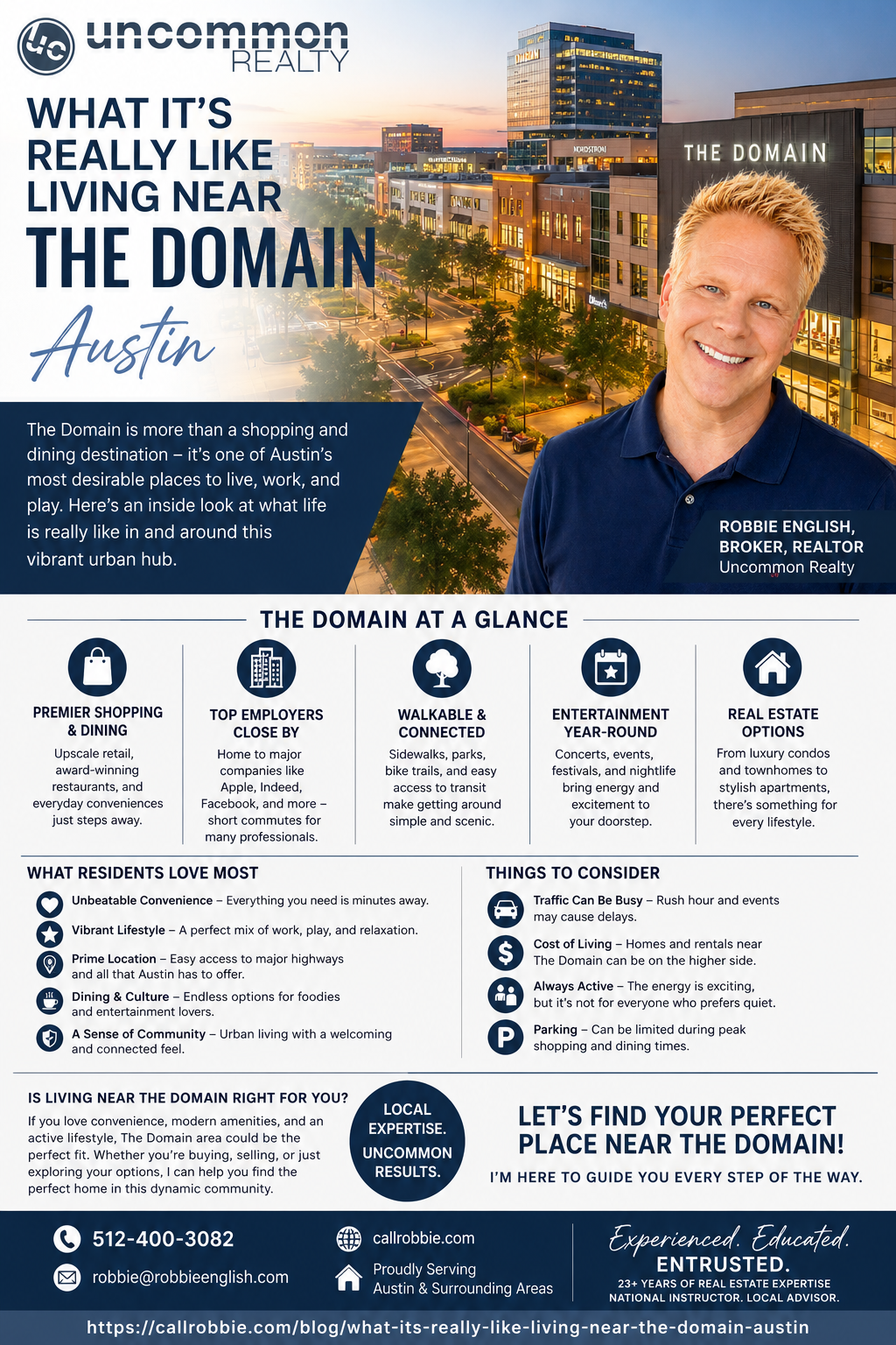 infographic What It’s Really Like Living Near The Domain Austin