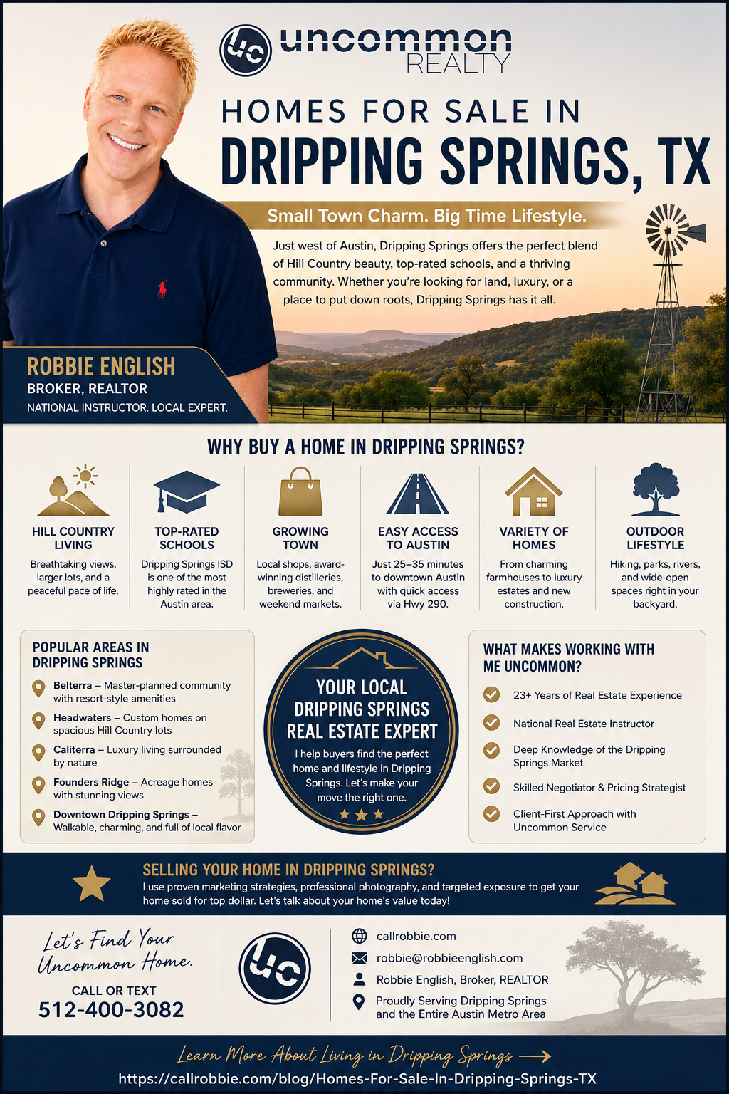 infographic Homes For Sale In Dripping Springs TX