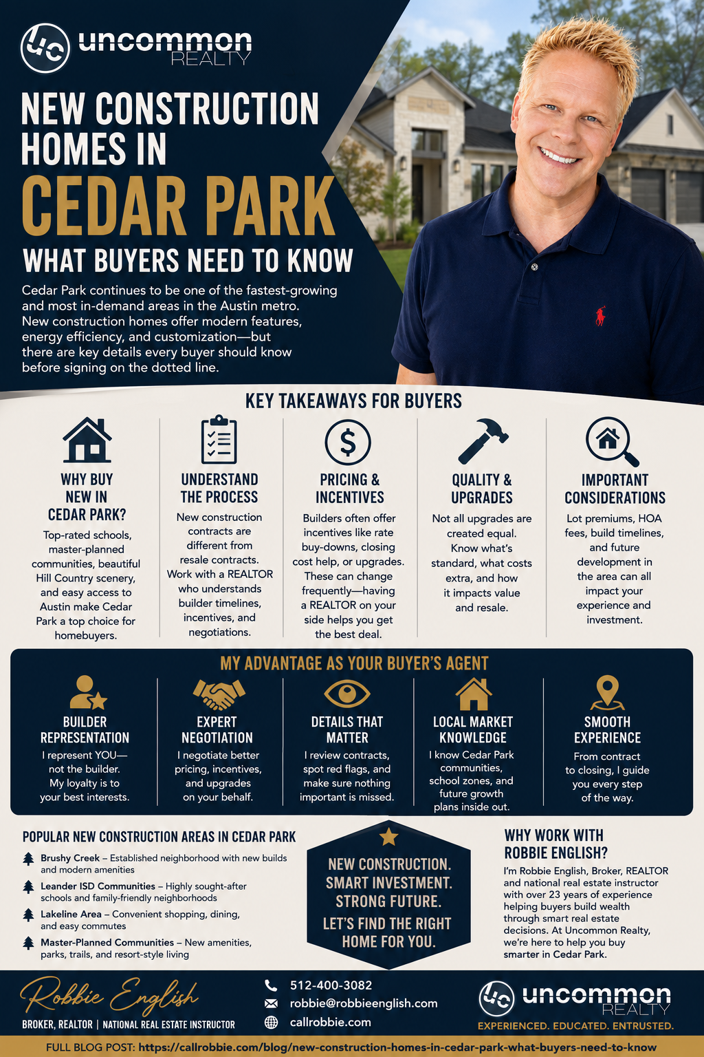 infographic New Construction Homes in Cedar Park What Buyers Need to Know