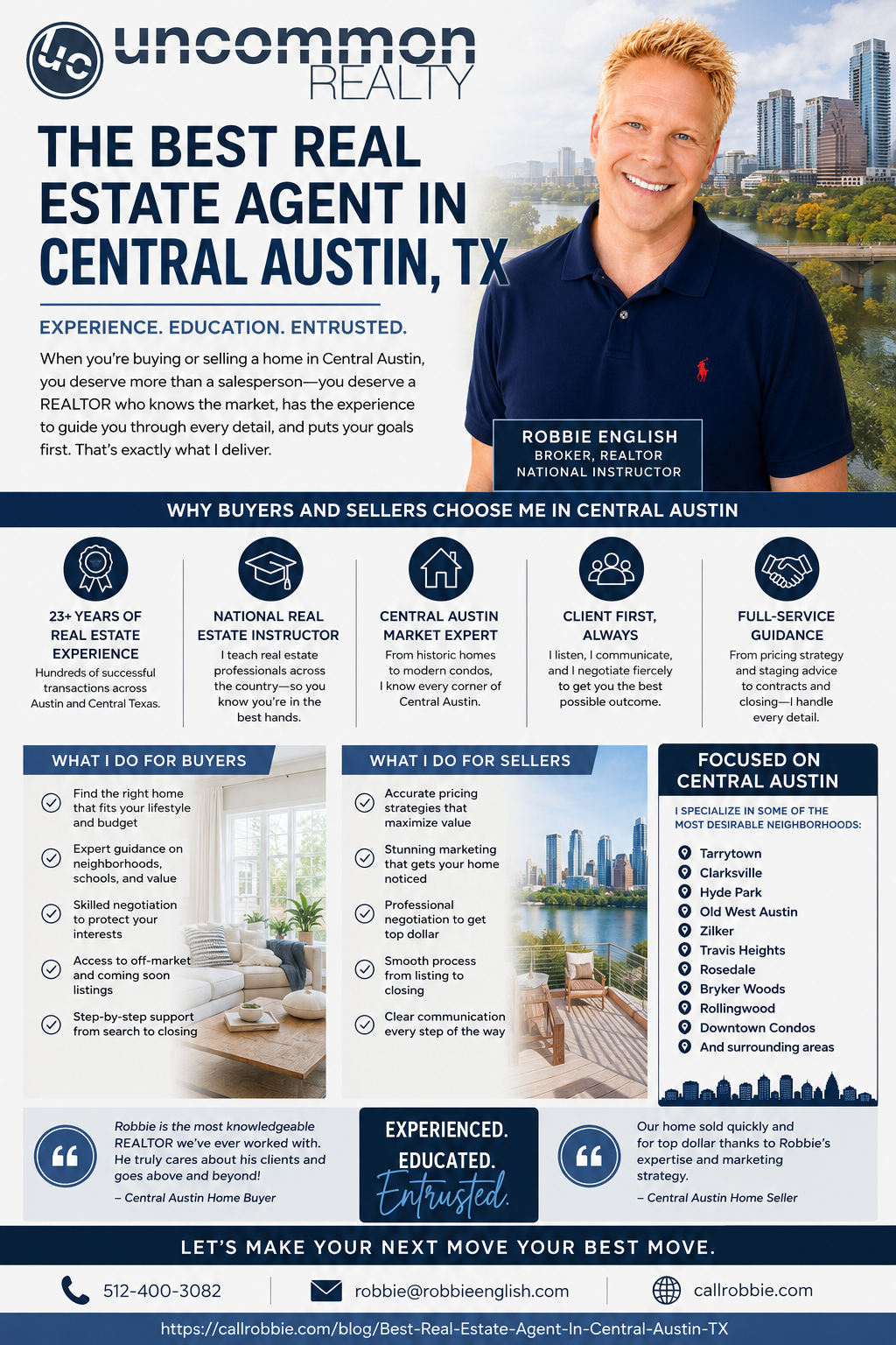 infographic Best Real Estate Agent In Central Austin TX