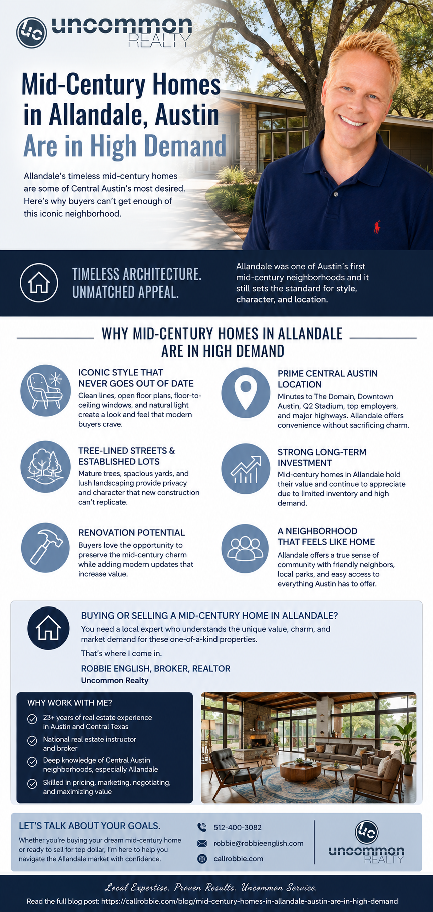 infographic Mid-Century Homes in Allandale Austin Are in High Demand