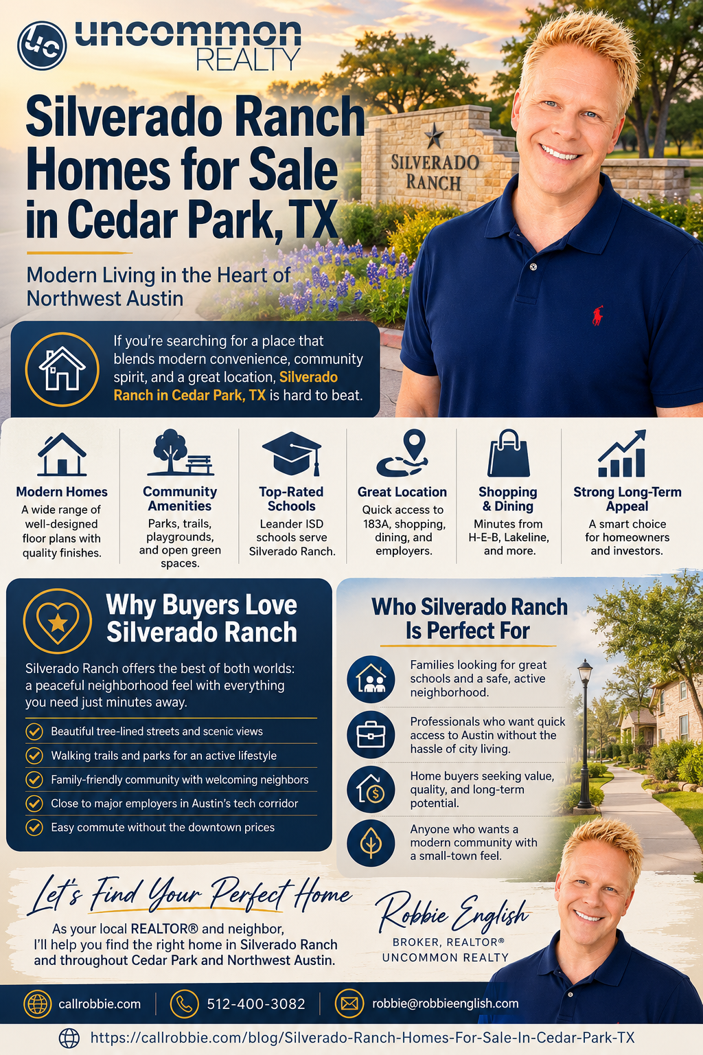infographic Silverado Ranch Homes For Sale In Cedar Park TX