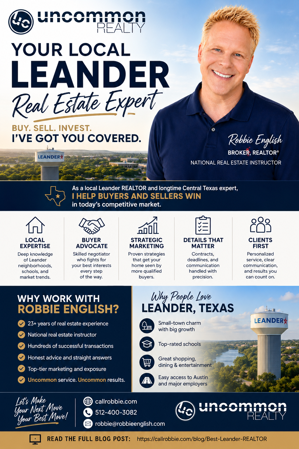 infographic Best Leander REALTOR